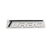 3D Metall Aufkleber Turbo Badge Emblem Aufkleber für BMW Mercedes Volkswagen Chevrolet Peugeot Kia Ford Honda Toyota Autozubehör (1)