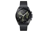 Samsung Galaxy Watch3, runde Bluetooth Smartwatch für Android, drehbare Lünette, 4G, Fitnessuhr, Fitness-Tracker, großes Display, 45 mm, Titanium, inkl. 36 Monate Herstellergarantie [Exkl. bei Amazon]