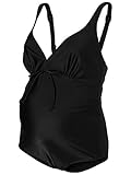 MAMALICIOUS Damen Mljosefine Swimsuit Umstandsbadeanzug, Black, L EU