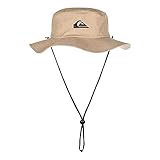 Quiksilver Herren Bushmaster Sun Protection Floppy Visor Bucket Hat Schlapphut, Khaki, L/XL
