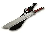 KOSxBO® Set XXL Machete 700mm mit Wurfmesser im klassischen Survival Blade Style - Prepper - Zombie Dead - H