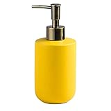 TYYLCZF Badezimmer Arbeitsplatte Zubehör Seifenspender, Keramik Glasierte Retro Lotion Flasche, Push-Hand Sanitizer-Flasche, Hotel Haushaltswaren 350ml (Color : A)