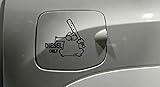 myrockshirt Katze Cat Diesel Only ca 15 cm Aufkleber,Sticker,Decal,Autoaufkleber,UV&Waschanlagenfest,Profi-Q