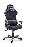 Robas Lund OH/FD01/NG DX Racer 5 Gaming Stuhl/ Büro-/ Schreibtischstuhl, mit Wippfunktion Gamer Stuhl Höhenverstellbarer Drehstuhl PC Stuhl Ergonomischer Chefsessel, schwarz-g