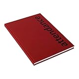 Agenda Besucherbuch mit Anwesenheitsb