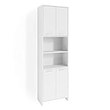 Vicco Badschrank Badregal Hochschrank Maris Weiß Aufbewahrungsschrank B