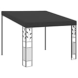 Pavillon 3x3 m Pergola Gartenpavillon Gartenzelt Wand Gazebo Sonnendach Carport Festzelt Garten Partyzelt Wasserdicht Bierzelt Eventpavillon,
