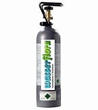 WFW wasserflora 2 kg CO2 Depot-Flasche, gefüllte Mehrweg-Kohlensäure-Druckgasflasche/Stahlflasche, extrem kompakte Bauform, Flaschendurchmesser ca. 12 cm, Höhe nur ca. 45