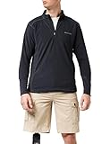 Columbia Herren Klamath Range Ii Fleecepullover mit halbem Rei verschluss, Schwarz, XL EU