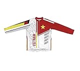 Factory8 Team Vietnam Red & White Men's Cycling Jersey