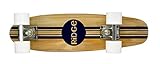 Ridge Retro Skateboard Mini Cruiser, weiß, 22 Zoll, WPB-22