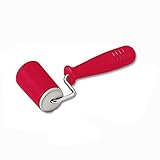 Kaiser Kaiserflex Red Teigroller klein 18 x 4,2 cm, Teigausroller konisch, Teigroller Silikon mit Metallkern, ergonomischer Griff, hitzebeständig bis 200°C