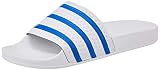 adidas Herren Adilette Slipper, FTWR White Glory Blue FTWR White, 43 EU