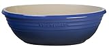 Le Creuset Große ovale Servierschale aus Steingut, ca. 1,9 l, Kobaltb
