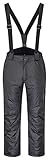 icefeld Herren Skihose/Snowboardhose/Schneehose wasserdicht und Winddicht (XXL, Black)