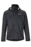Marmot Herren PreCip Eco Jacket New, Wasserdichte Regenjacke, winddichter Regenmantel, atmungsaktiv, faltbarer Hardshell Windbreaker, ideal zum Fahrradfahren & Wandern, Black, M