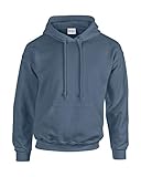 Gildan Erwachsene 50/50 Kapuzenpullover uni 18500 Gr. L, indig