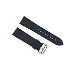 PEIPEI HanGao 2. 2MM Echtes Leder Uhrenband für Samsung Galaxy Watch (46mm) SM-R800NZSAXAR. Getriebe S3 Ersatzarmband FIT Zum AMAZFIT. Betrachten (Band Color : Indigo, Band Width : Gear S3 Frontier)