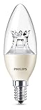 Philips LED Lampe WarmGlow ersetzt 40 W, EEK A+, E14, warmweiß (2700 Kelvin), 470 Lumen, klar, Dimmbar, 8718696453483