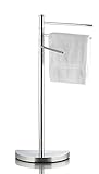 Ribelli Handtuchhalter für Hand- und Gästetücher - Handtuchständer mit 3 Stangen ca. 32,5 x 86 x 17,5 cm - Handtuchstange verchromt ideal fürs B