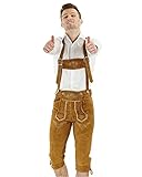 Bockle® Bavaria Gay Camel Bayrische Lederhose Bavaria Trachten Bayern München Oktoberfest Wiesn, Size: 56