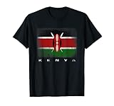 Kenianische Flagge Kenia Kenya T-S