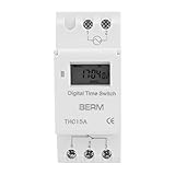 Digitaler Timer-Schalter, Digitale Zeitschaltuhr Mini AC 220-240V 50-60Hz digitale Zeitsteuerung Digital Timer Switch Time Control Timing