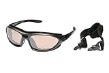 Alpland SPORTBRILLE EXTREM KONTRASTVERSTÄRKEND -RADBRILLE BIKERBRILLE -Kitesurfen Allwetter Skib