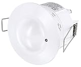 Einbau HF Bewegungsmelder 360° mit Dämmerungssensor - Hochfrequenz Radar HF 5,8GHz - LED geeignet - 1W-1200W 230V