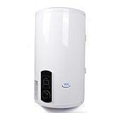 Elektro Warmwasserspeicher Einstellbarem Thermostat Elektrospeicher Warmwasserbereiter,emaillierter Innenbehälter Speichererhitzer Intelligent Boiler mit Zubehör Warmwasserboiler 2 kW(80 L)