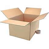 10 Faltkartons 600x400x300mm Innenmaß | FEFCO 0201 Faltkartons | zweiwellige Kartonagen | wählbare Menge 1-240 Stück