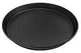 Zenker Backblech rund 30 cm aus der Serie 'Pure', Pizza- und Pieblech (Farbe: schwarz), Menge: 1 Stück