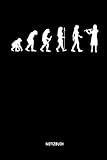 Notizbuch: Evolution der Frau - Lustiges Querflöten Notizbuch. Tolle Flöten Zubehör & Flötisten Geschenk I