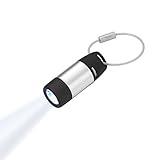 TROIKA Taschenlampe ECO CHARGE - TOR40/SI - Taschenlicht LED Lampe (weiß) - über USB wiederaufladbar - Metall/Kunststoff - das Original von TROI