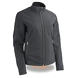 Milwaukee Leather MPL2763 Damen Softshelljacke, wasserdicht, leicht, Größe XS, Schw