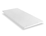 Zwoong HR Kaltschaum Topper als Matratzenauflage 140 x 210 x 4 cm - HR Kaltschaum Matratzentopper mit optimierter Unterstuetzung gegen Rueckenschmerzen und antiallergisch, Fuer Boxspringb