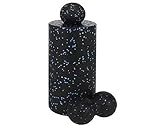 Faszien Set, Faszienball Duoball Wirbelsäule Foam Roller Set für Pilates Faszienrolle Set für Yoga Training, Foam Roller Set Selbstmassage von Muskeln Bindegewebe Stoffw