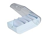 Exacompta 5336223D Lernkartei Bunnybox Pastellblau DIN A8 quer inklusive 100 Karteikarten. Originelle Karteikartenbox zum einfachen Vokabeln lernen dank 5-Fächer-Lernsystem für 600 Karteik