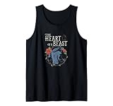 Disney Beauty And The Beast Framed Silhouette Tank Top