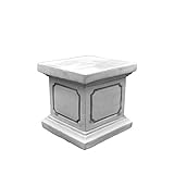 gartendekoparadies.de Massiver Stein Sockel Podest Säule quadratisch 20 x 20 cm für Statuen Figuren aus Steing