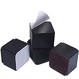 panthem 4 PCS Möbelerhöhung aus Karbonstahl, 5 cm Höhe 6 cm Breit, Selbstklebende Möbelerhöhung Möbelfüße fügt 5 cm Höhe zu Betten, Sofas Schränken, Unterstützt 500KG