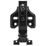 Haofy Aluminiumrahmen-Türscharnier, Hydraulisches Leises Metalltür-Lochfreies Scharnier-Hardware-Schrank-Kleiderschrank-Tü