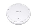 LANCOM LW-600 (WW) WiFi-6 Access Point mit bis zu 1775 MBit/s im Rauchmelder-Design, Zwei integrierte Antennen, PoE (IEEE 802.3af), Dual Concurrent WLAN (2,4 & 5 GHz) 2x2 MU-MIMO, Weiß