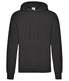 Fruit of the Loom Hooded Sweat Schwarz - 4XL