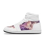 Girl 05 Herren und Damen Schuhe Mode Coole Animation Printing Custom High Top Atmungsaktive Basketballschuhe Animation Lace Up Art Outdoor Laufschuhe, farbig, 39 1/3 EU