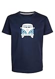 Kinder T-Shirt Teeins mit VW Bulli Print 3041171, Farbe:darkblue, Größe:128-134