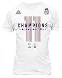 Offizielles adidas Champions League Sieger T-shirt 2016 weiss - Kinder - 152