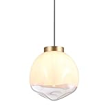 Pnckz Bauernhaus Küchenanhänger Beleuchtung Einstellbare Kabel Industrieller Mini Kristallschatten Decke Pendelleuchte Leuchte for Kücheninsel Waschbecken Schlafzimmer Restaurant Bar, Matt schwarzes F