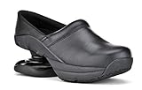 Z-CoiL Damen Schuhe, schmerzlindernd, rutschfest, Leder, Schwarz, Schwarz (schwarz), 39 EU