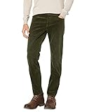 Scotch & Soda Herren AMS Blauw Garment Dyed Ralston in Stretch Corduroy Hose, Dark Green 1335, 31W / 30L